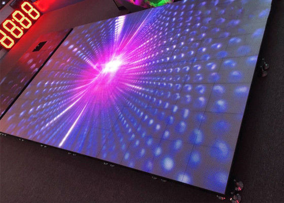 Exposição de diodo emissor de luz da fase DIY 3D IP31 4.81mm Dance Floor para o clube da barra